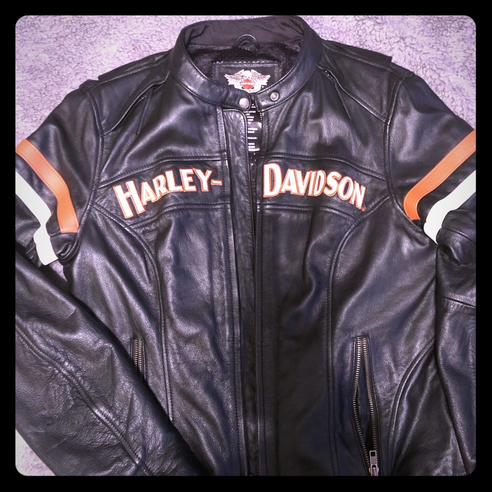 Women’s Harley Davidson Jacket with hooded liner